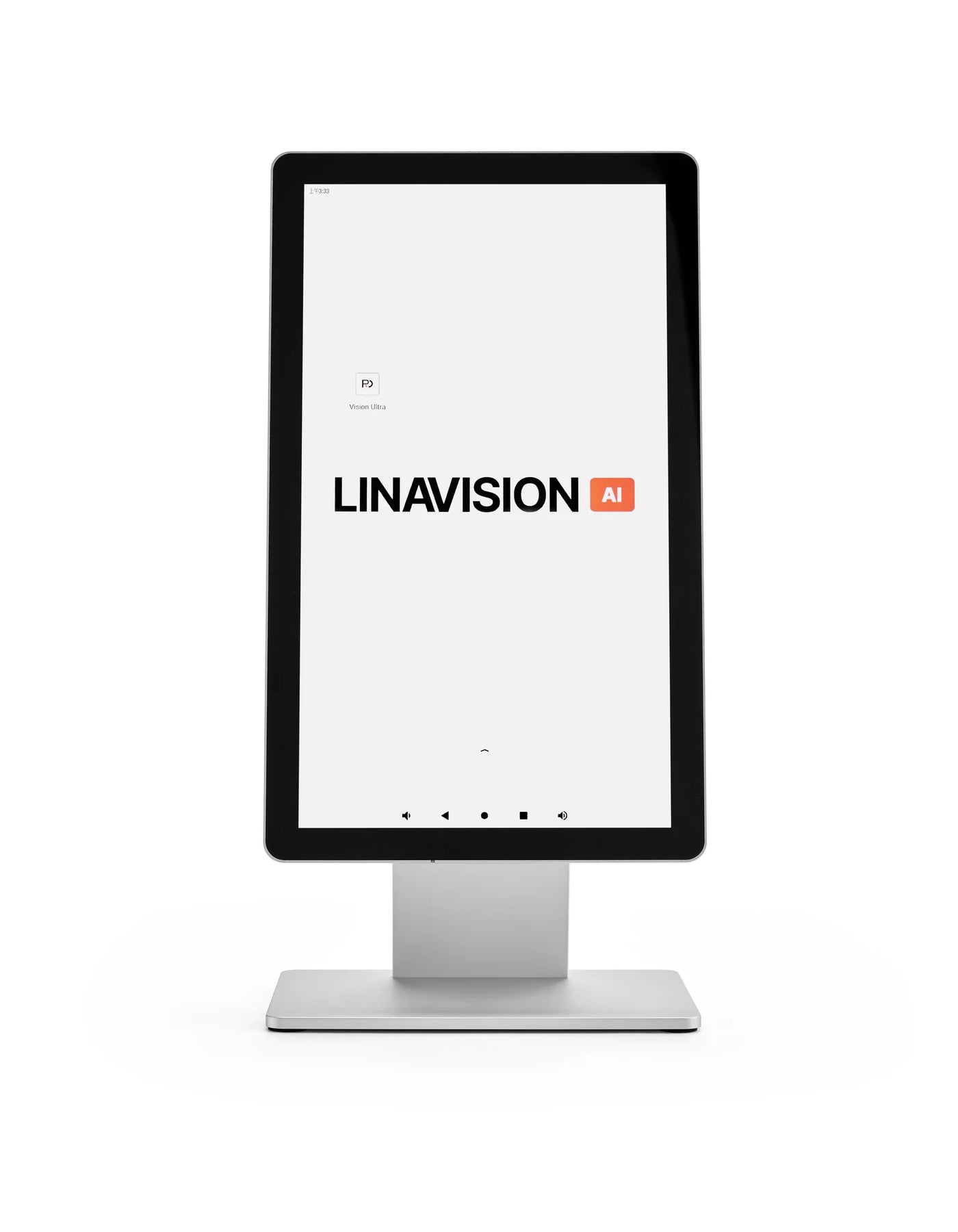 LinaVision-Tablet von vorne, Bildschirm und KI-gestützte Analysesoftware