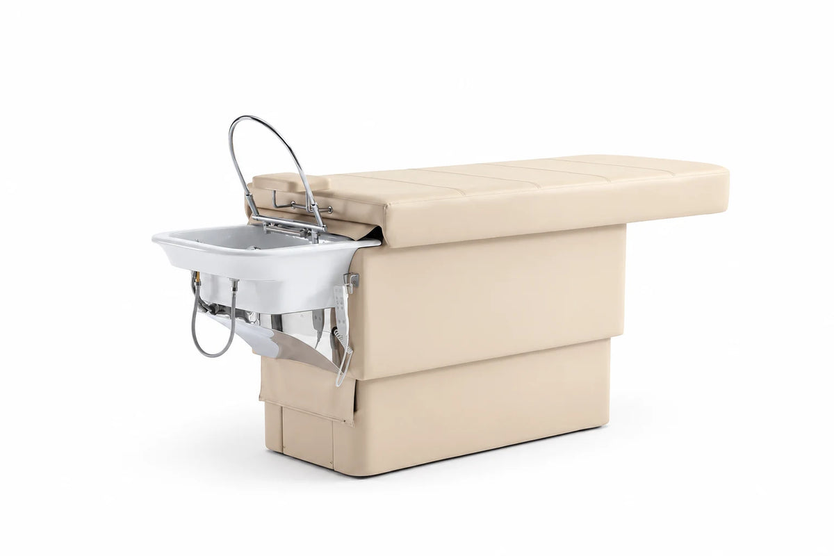 Table Head Spa Ultra avec matelas chauffant et bac en céramique intégré